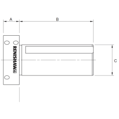 Параллельный хвостовик для токарных щупов 25 мм RENISHAW